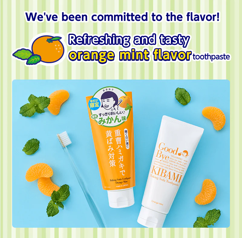 Ishizawa Hamigaki Nadeshiko Baking Soda Toothpaste Orange Mint - Image 3
