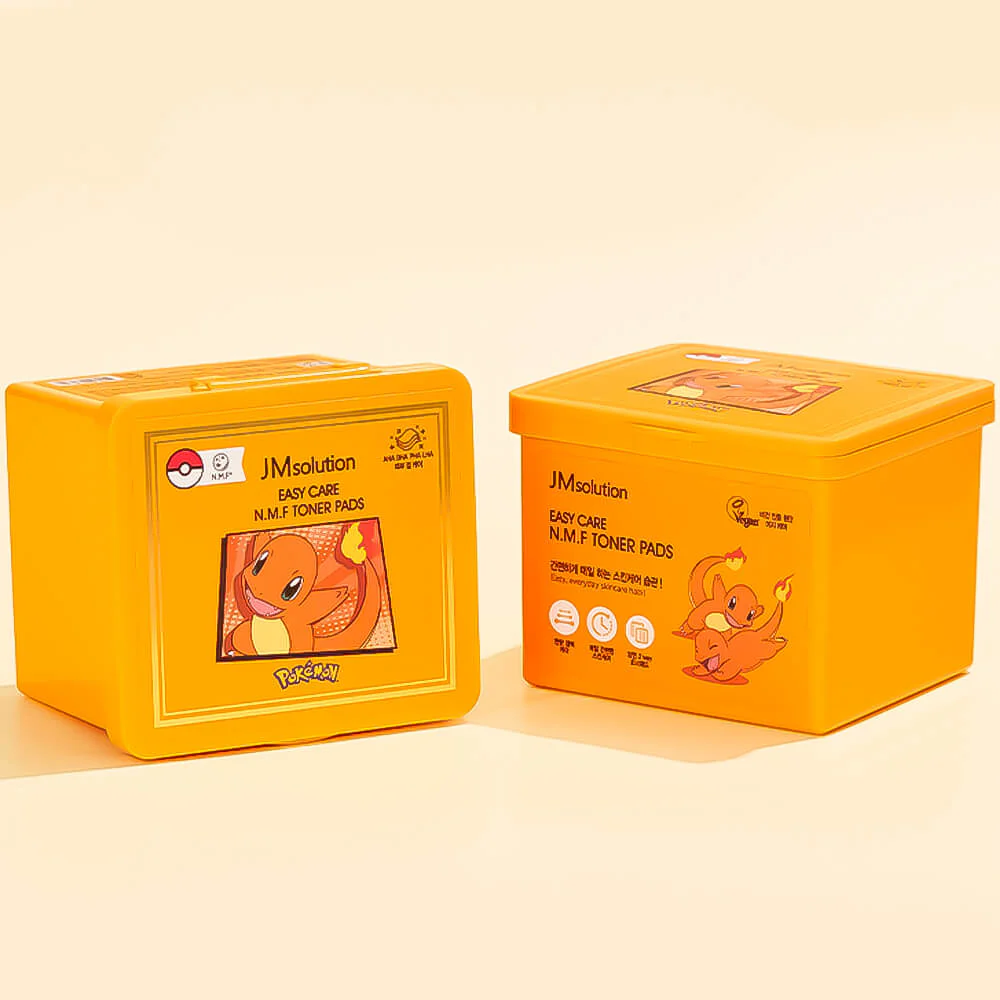 JM Solution Easy Care N.M.F Toner Pads X Pokemon
Charmander 200ml 70pcs - Image 2