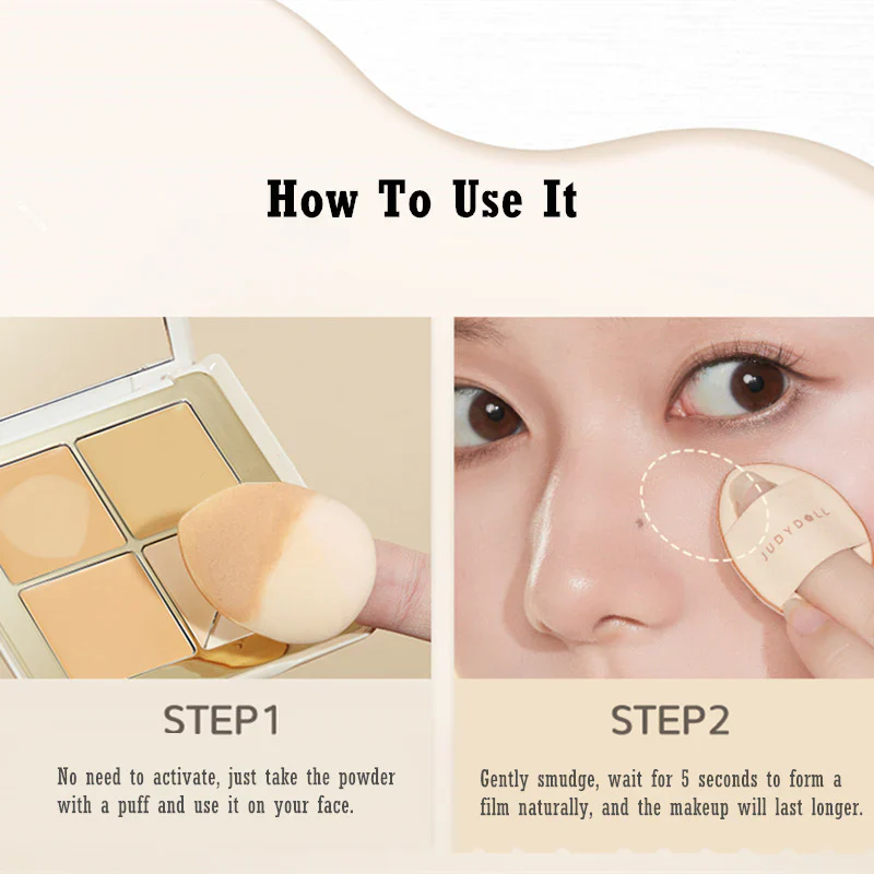 Judydoll 5-shade Full Coverage Concealer Palette - Image 4