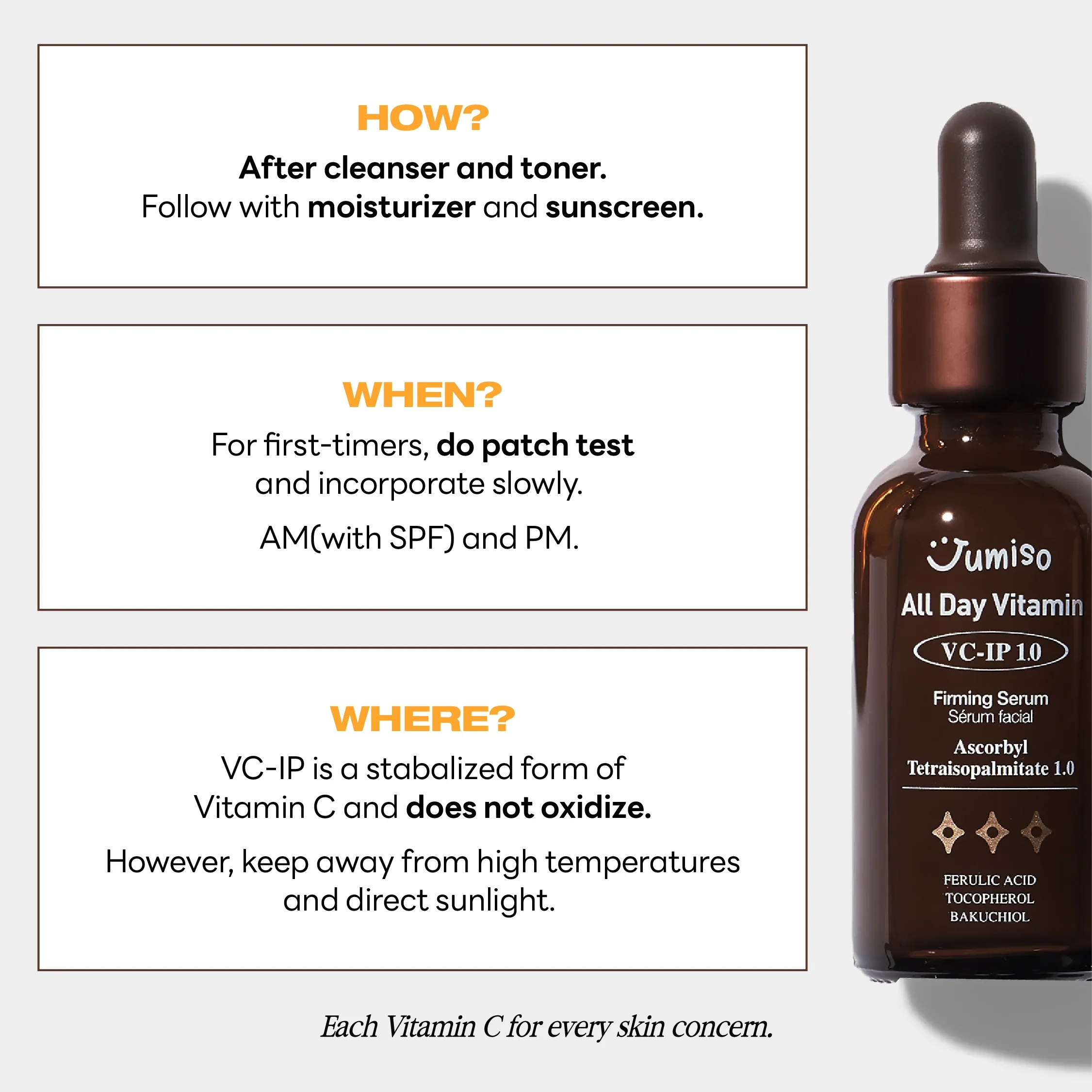 Jumiso All Day Vitamin VC-lP 1.0 Firming Serum 30 ml - Image 8