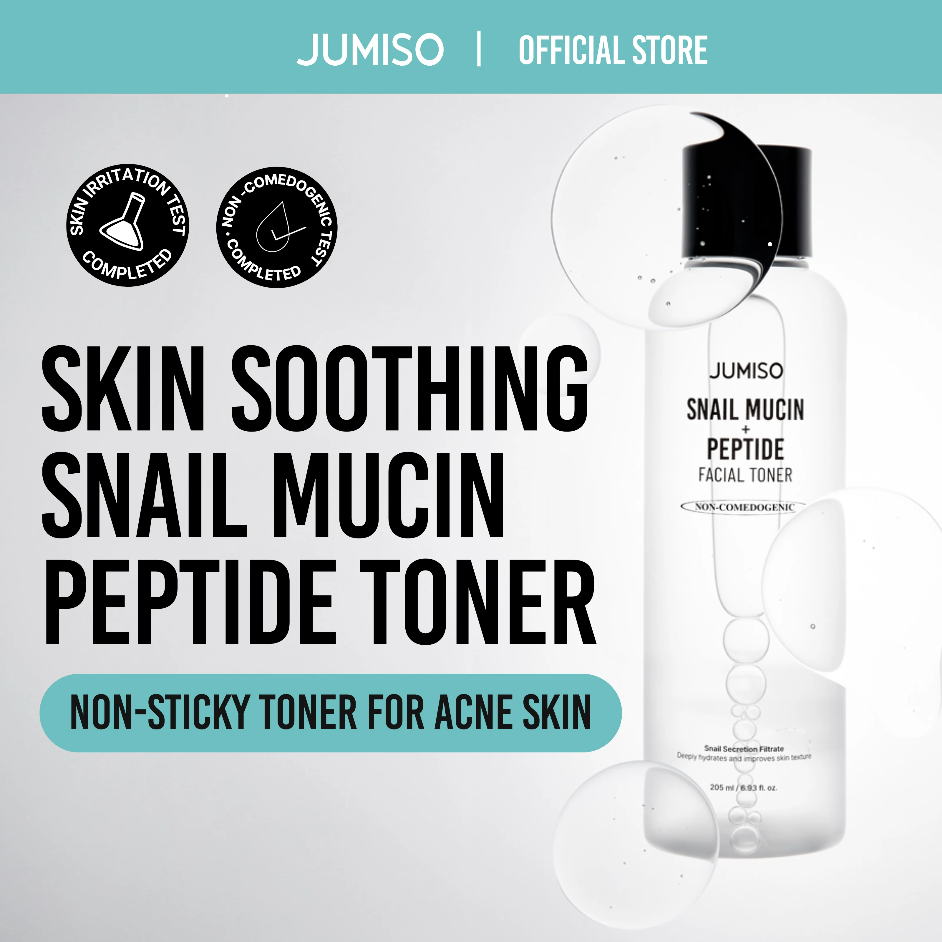 Jumiso Snail Mucin + Peptide Facial Toner 205ml - Image 3