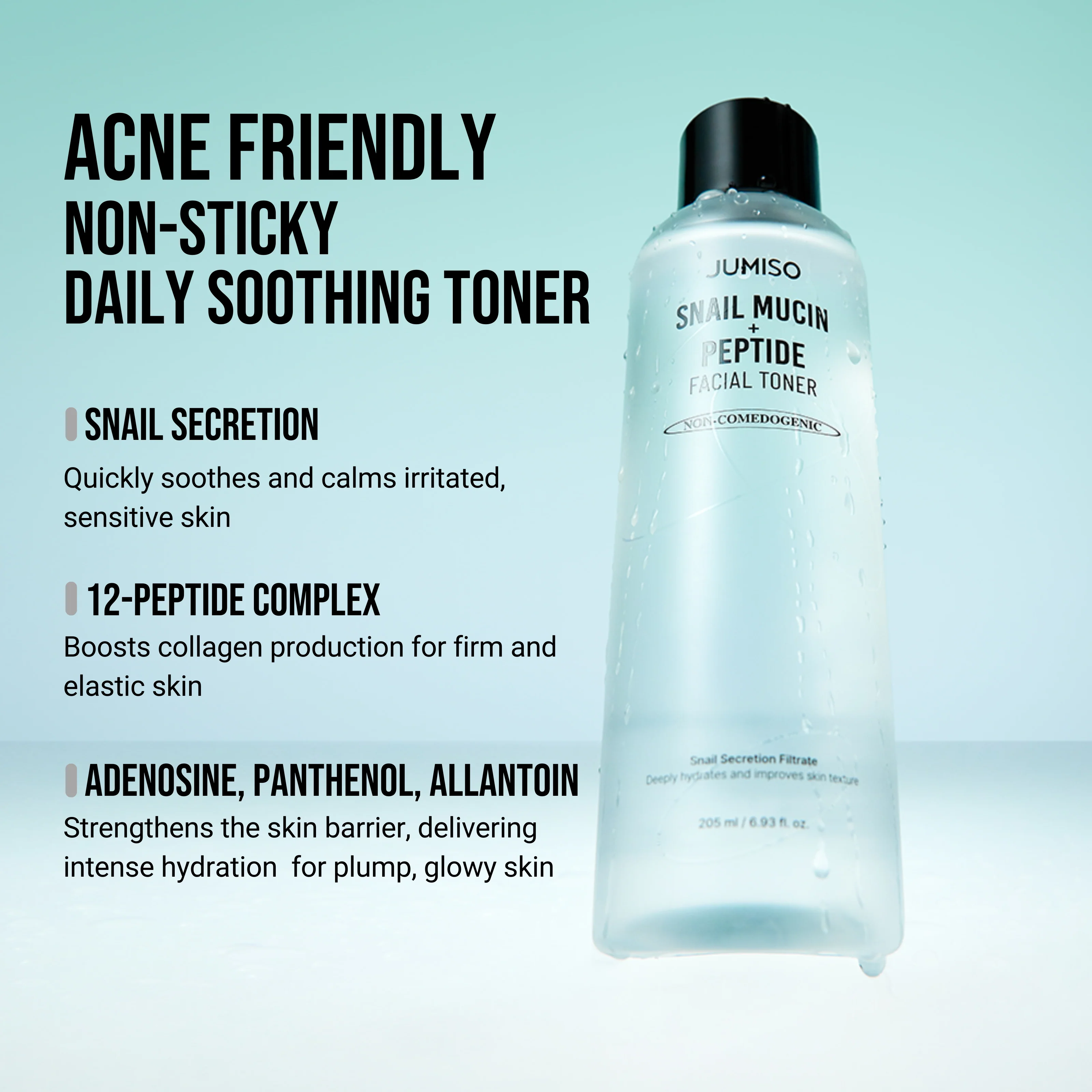 Jumiso Snail Mucin + Peptide Facial Toner 205ml - Image 4