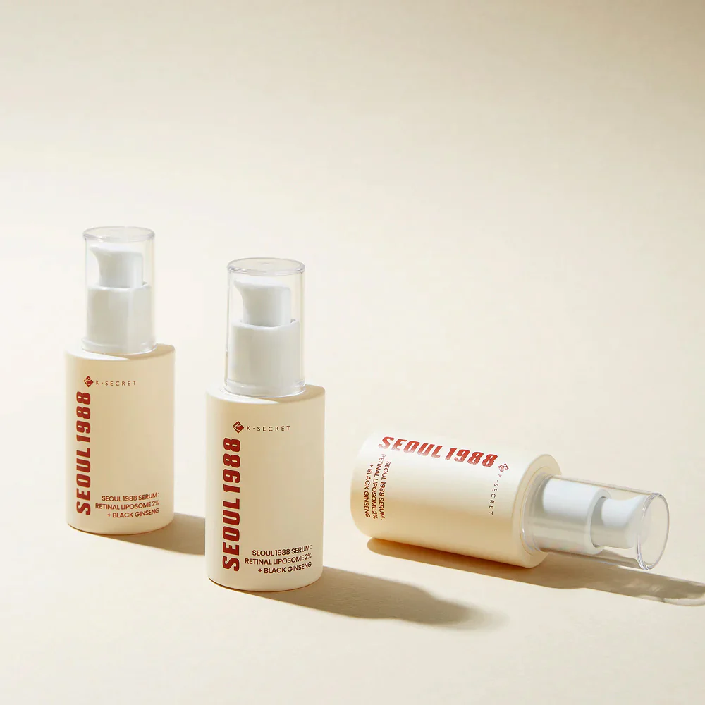 K-Secret Seoul 1988 Serum: Retinal Liposome 2%+ Black Ginseng 30ml - Image 3