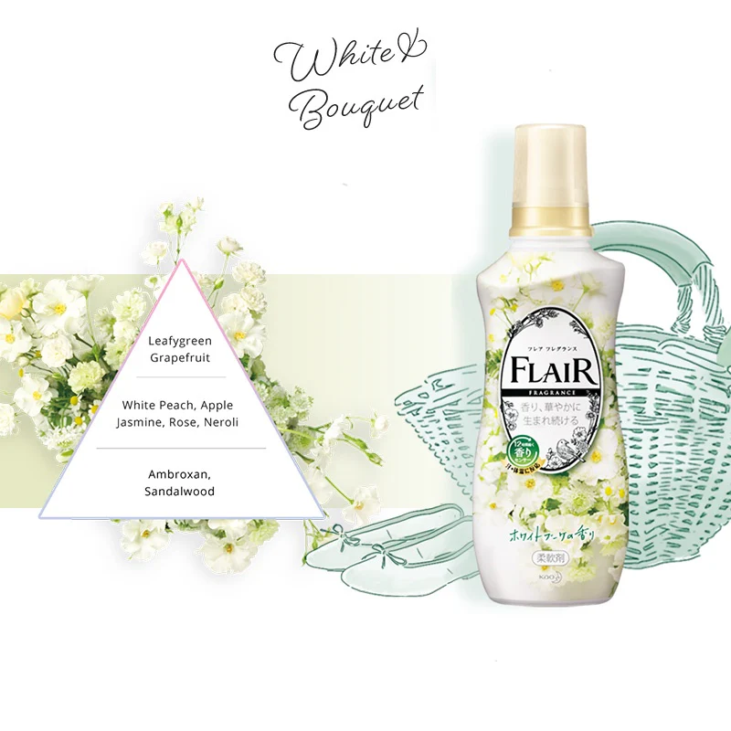 Kao Flair Fragrance Fabric Softener / Fabric Conditioner 520ml - Image 4