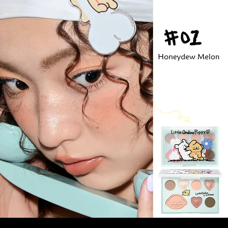 Little Ondine Puppy Hug Series 7-Color Eyeshadow Palette - Image 2