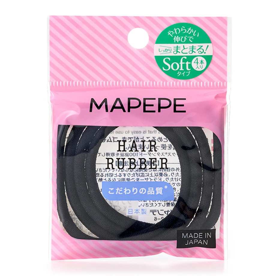 Mapepe Soft Hair Rubber 4P