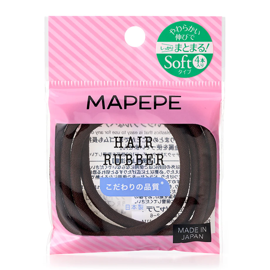 Mapepe Soft Hair Rubber 4P - Image 2