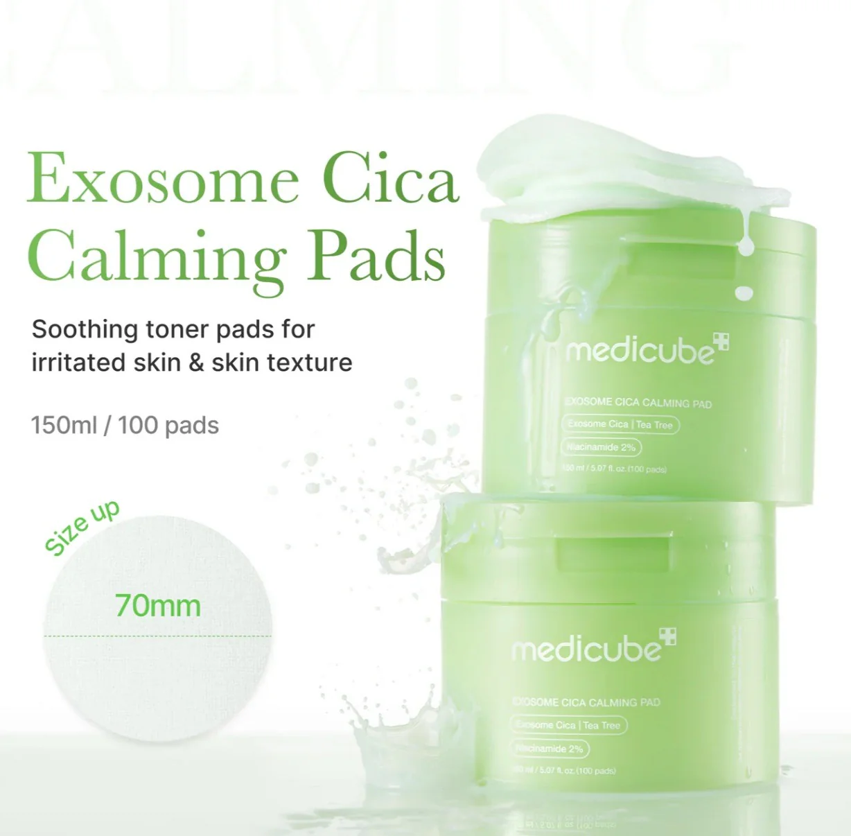 Medicube Exosome Cica Calming Pad - Image 2