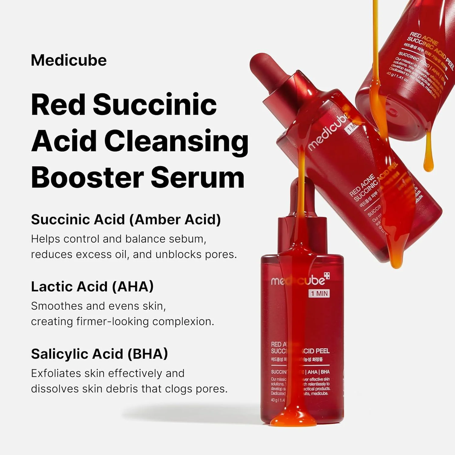 Medicube Red Acne Succinc Acid Peel 40g - Image 5