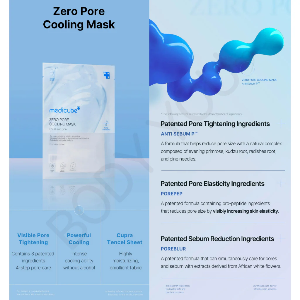 Medicube Zero Pore Cooling Mask 27g 1pc - Image 3