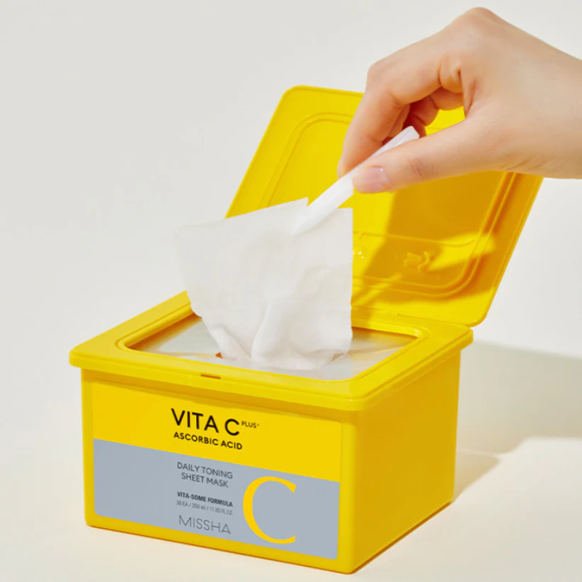 Missha Vita C Plus Daily Toning Mask - Image 2