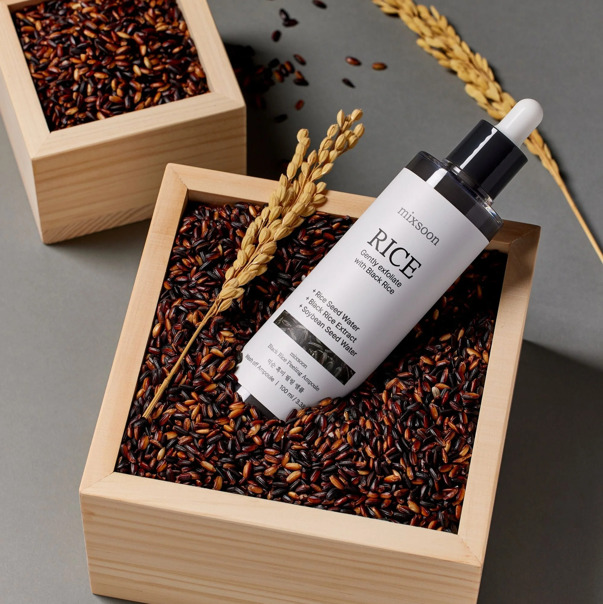 Mixsoon Black Rice Peeling Ampoule 100ml - Image 3