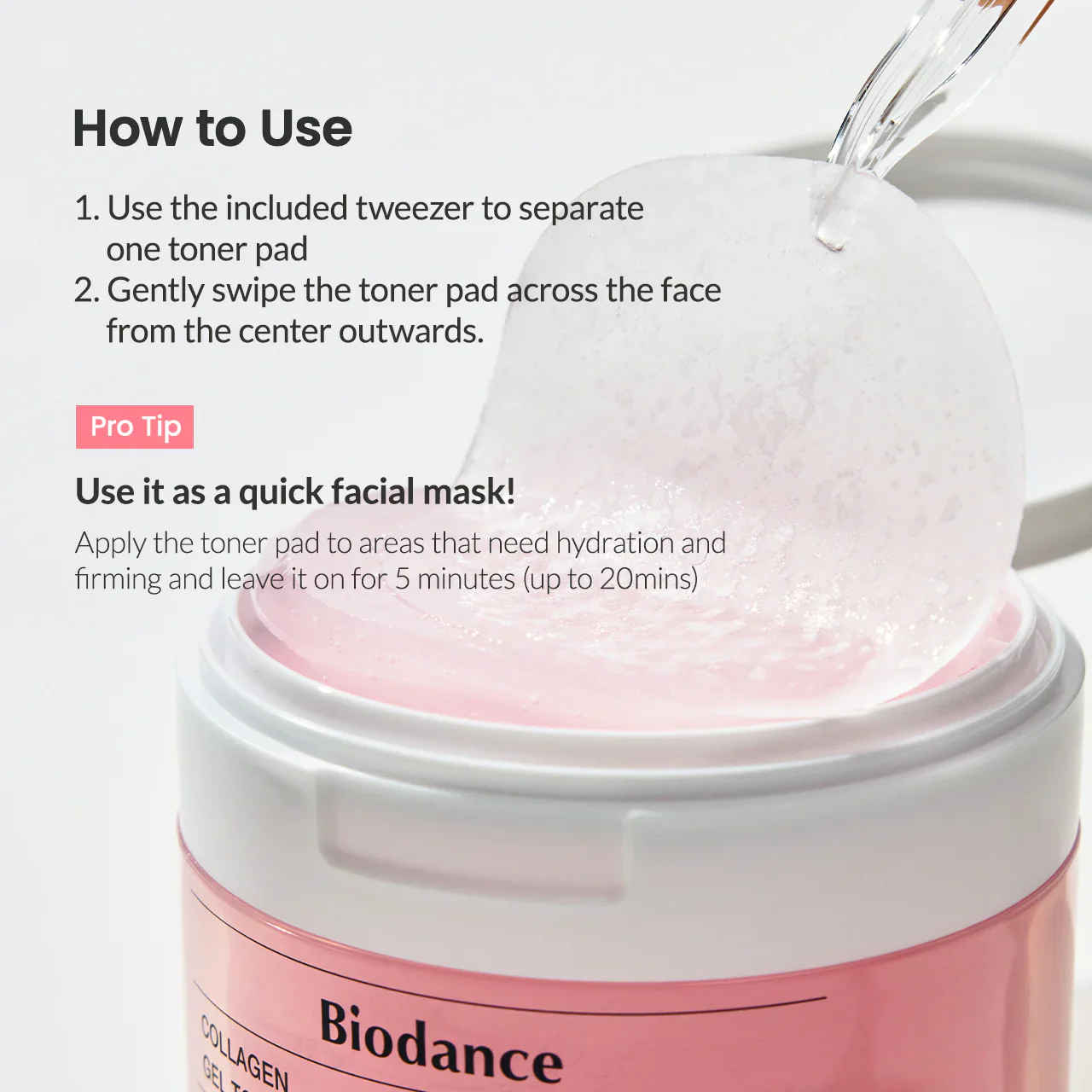 Biodance Collagen Gel Toner Pads 60 Pads - Image 7