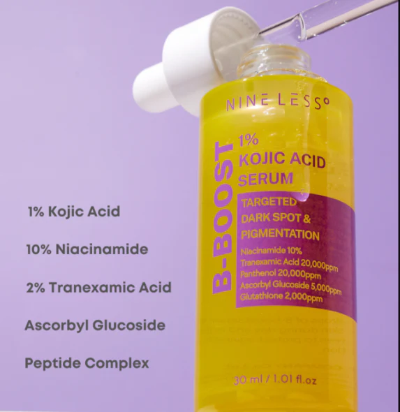 Nineless B-Boost 1% Kojic Acid Serum 30ml - Image 3