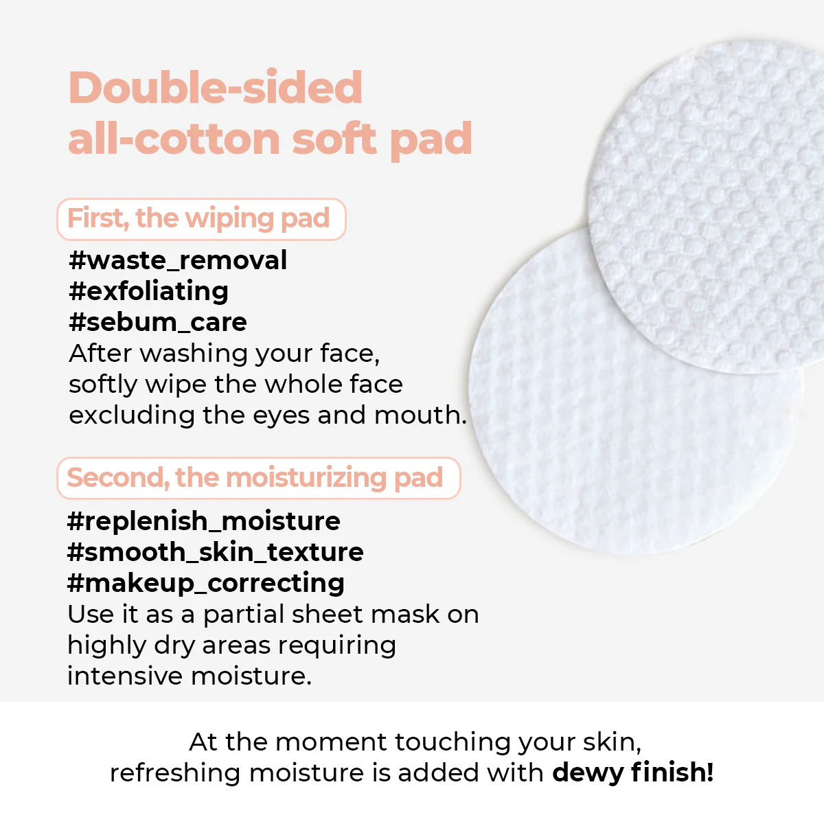 Numbuzin No.4 Pore Zero Peeled Egg Toner Pad 70ea - Image 8
