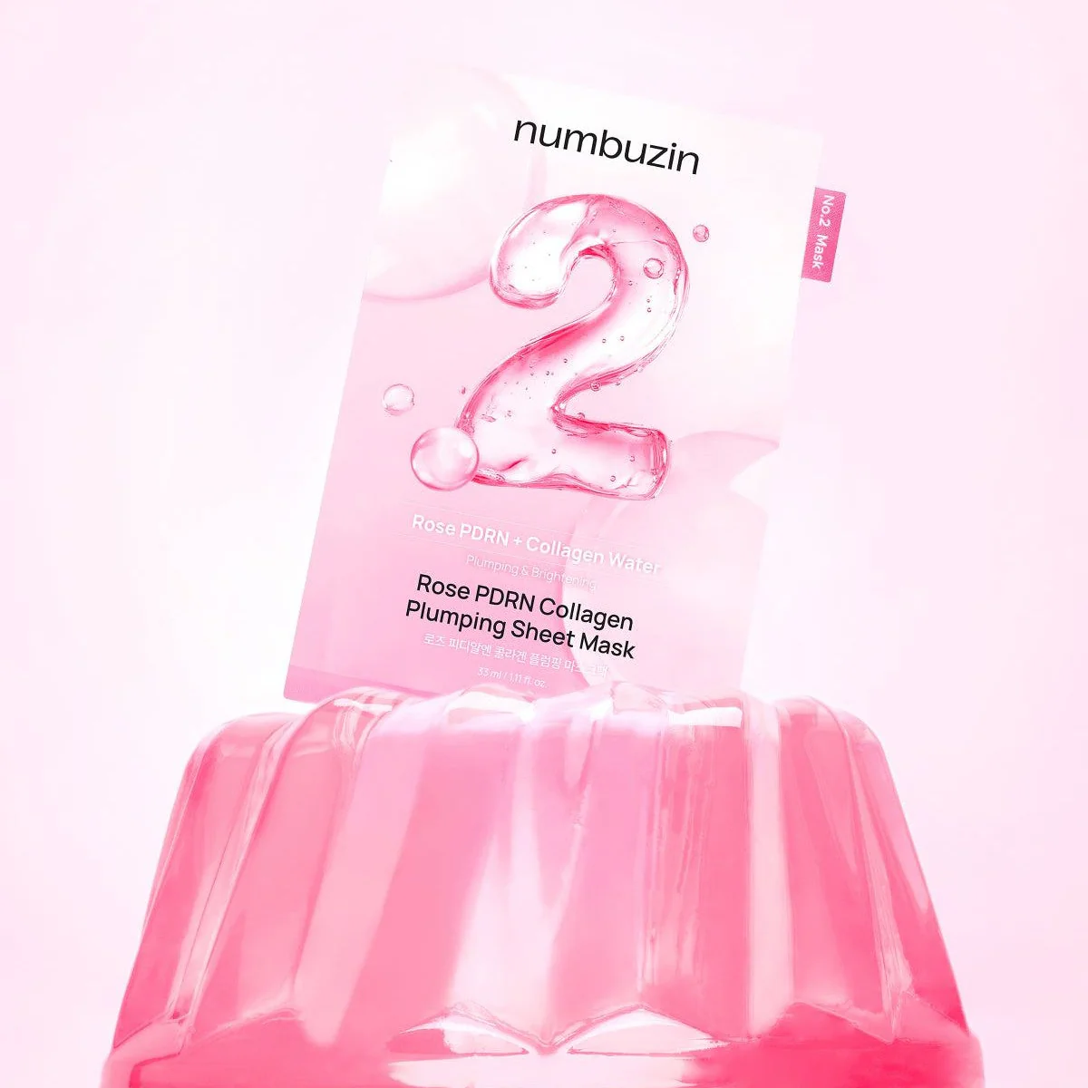 Numbuzin No.2 Rose PDRN Overnight Collagen Mask 1Pc - Image 4