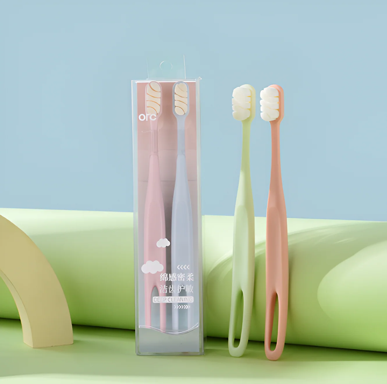 ORC Care Flexible Soft Bristle Toothbrush 2pcs - Image 2