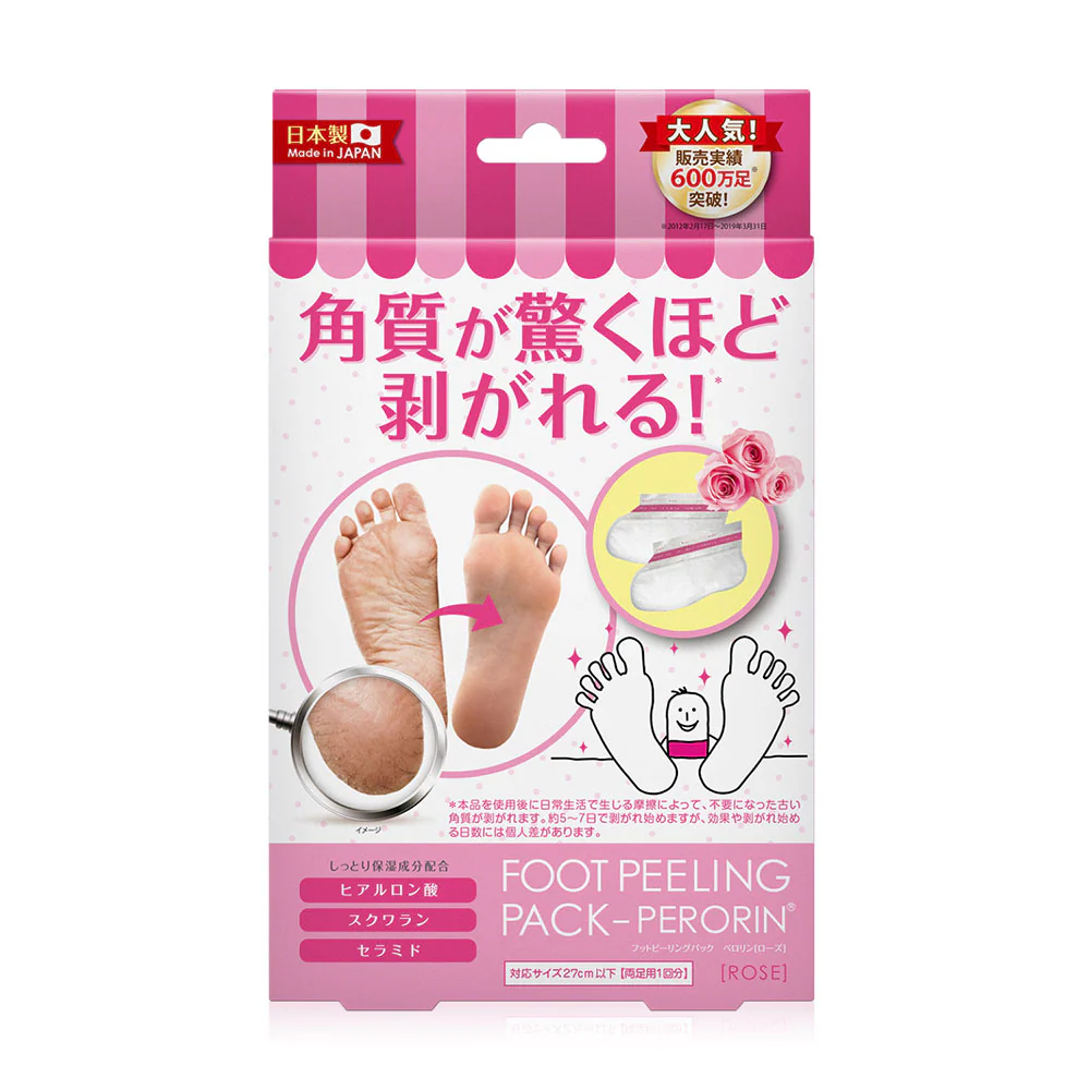 Perorin Foot Peeling  Pamper Feet (Rose) 1Pair