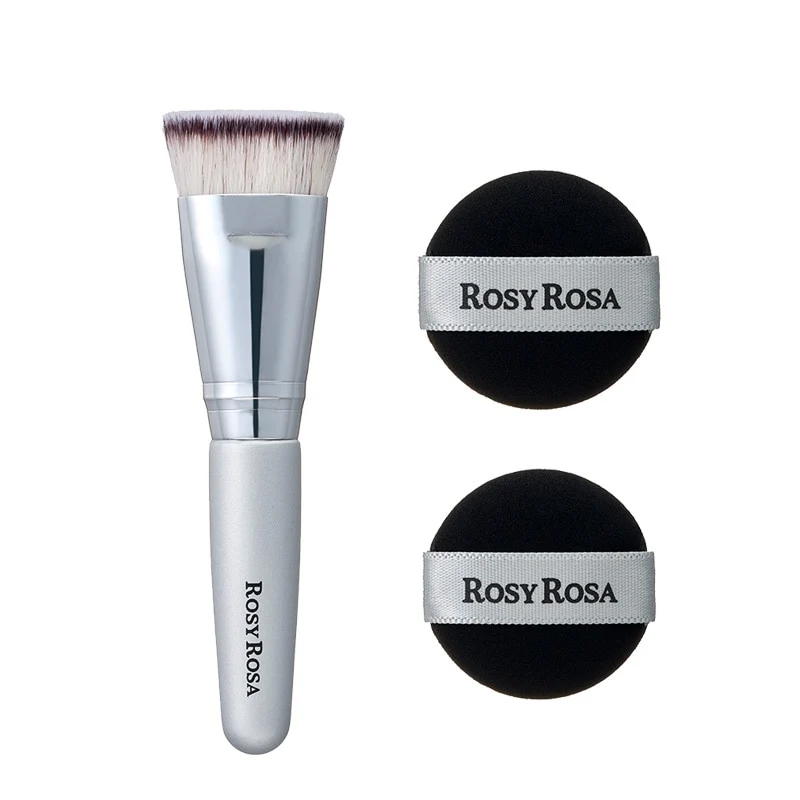 Rosy Rosa Multi-Foundation Brush & Puff Petite Size - Image 2
