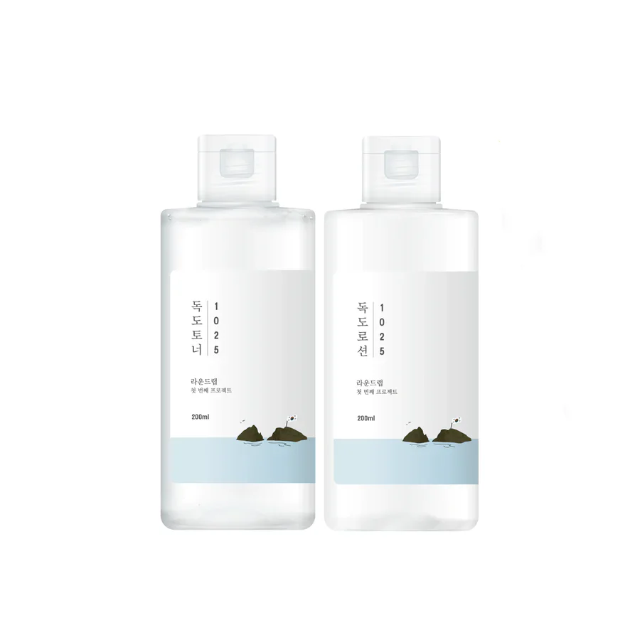 Round Lab 1025 Dokdo Toner + Lotion Duo (200ml+200ml) - Image 2