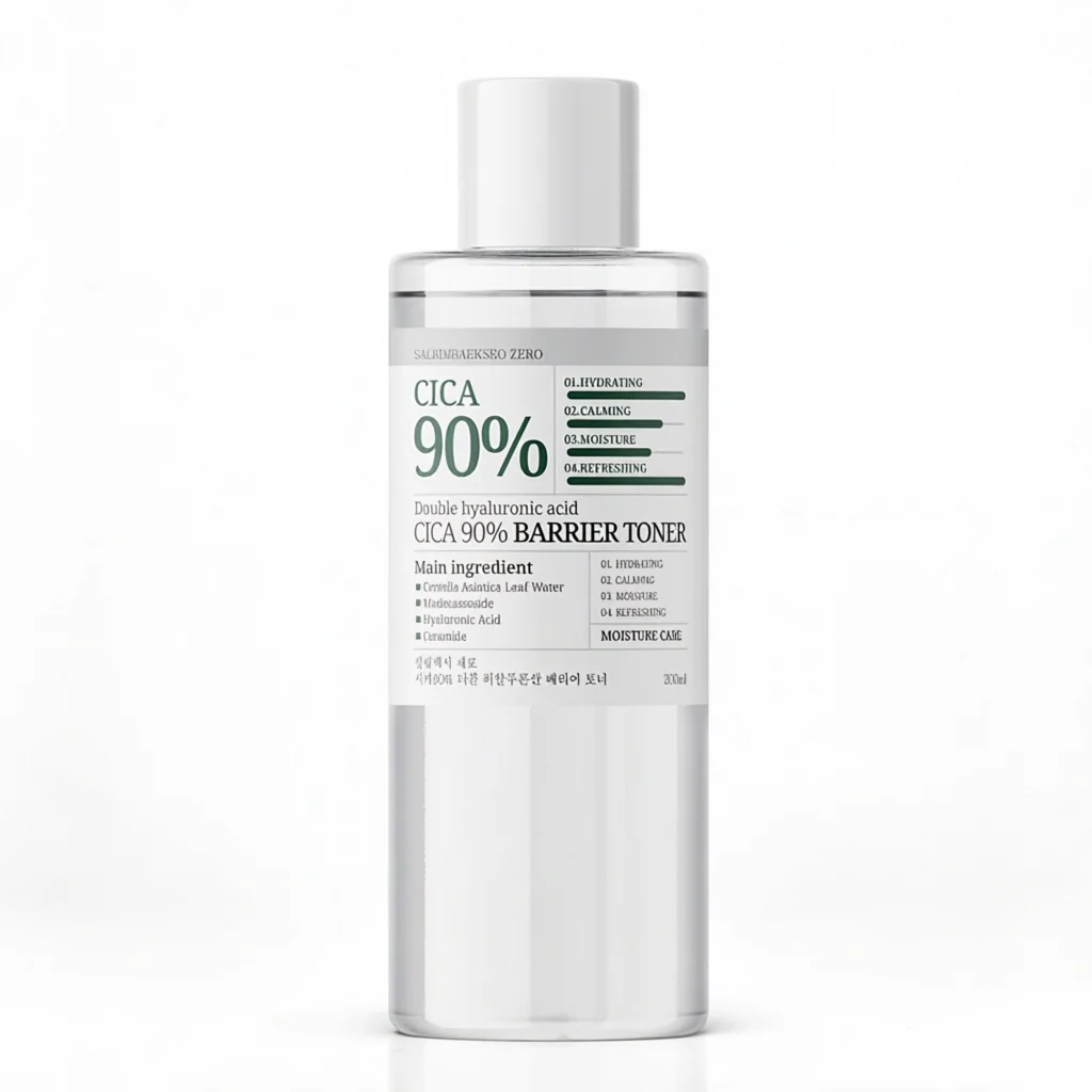 SALRIMBAEKSEO ZERO Double Hyaluronic Acid Cica 90% Barrier Toner 200ml
