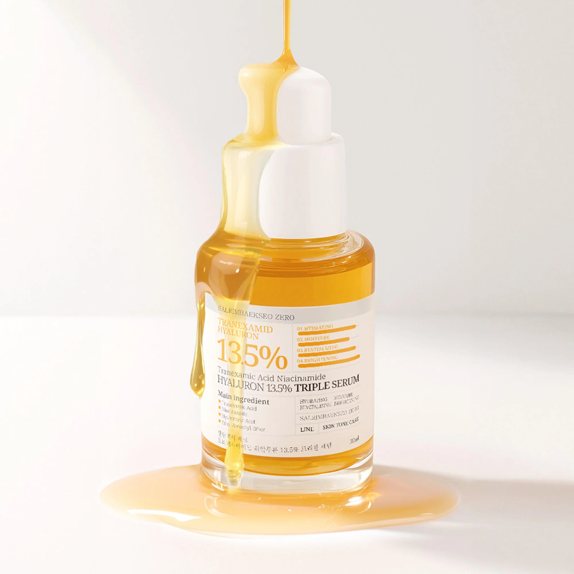 SALRIMBAEKSEO ZERO Tranexamic Acid Niacinamide Hyaluron 13.5% Triple Serum 30ml - Image 2