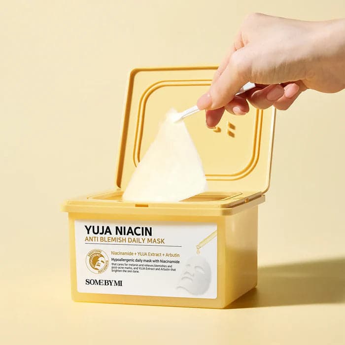 Some By Mi Yuja Niacin Anti-Blemish Daily Mask 30Pcs - Image 2