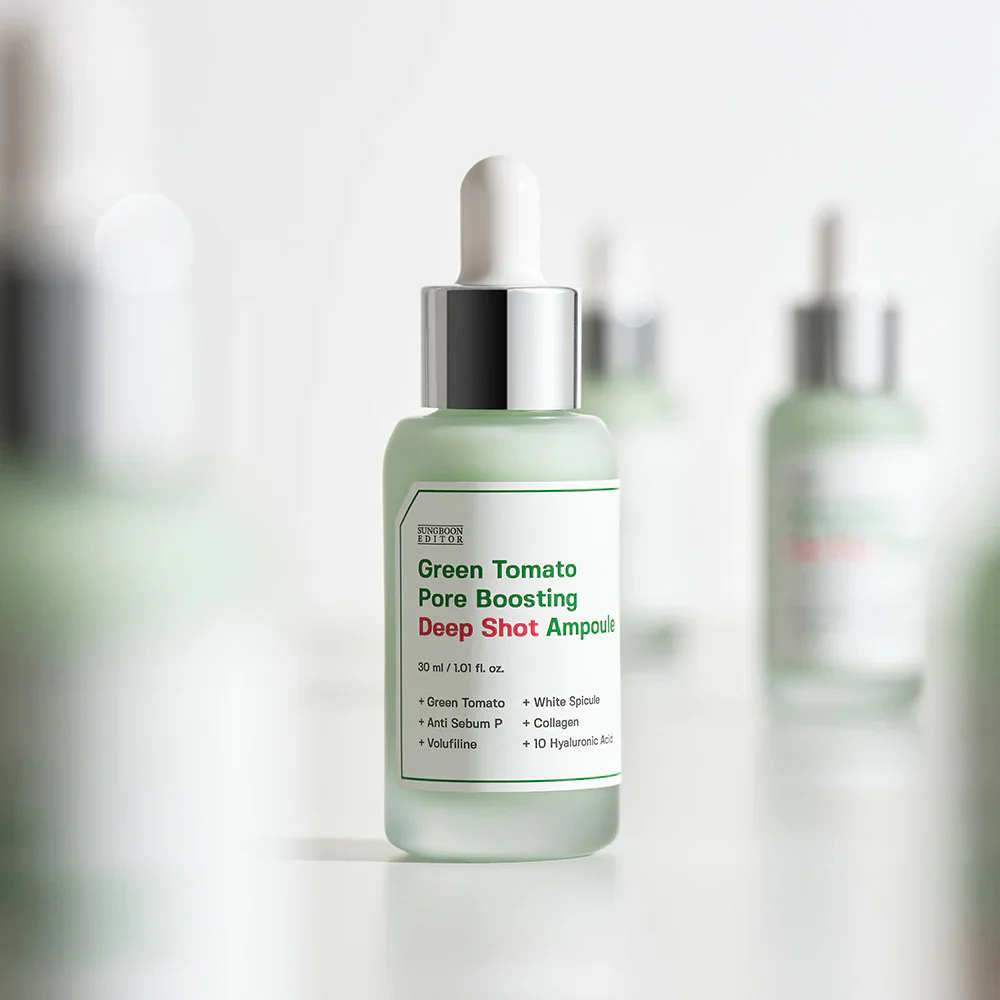 Sungboon Editor Green Tomato Pore Boosting Deep Shot Ampoule 30ml - Image 2