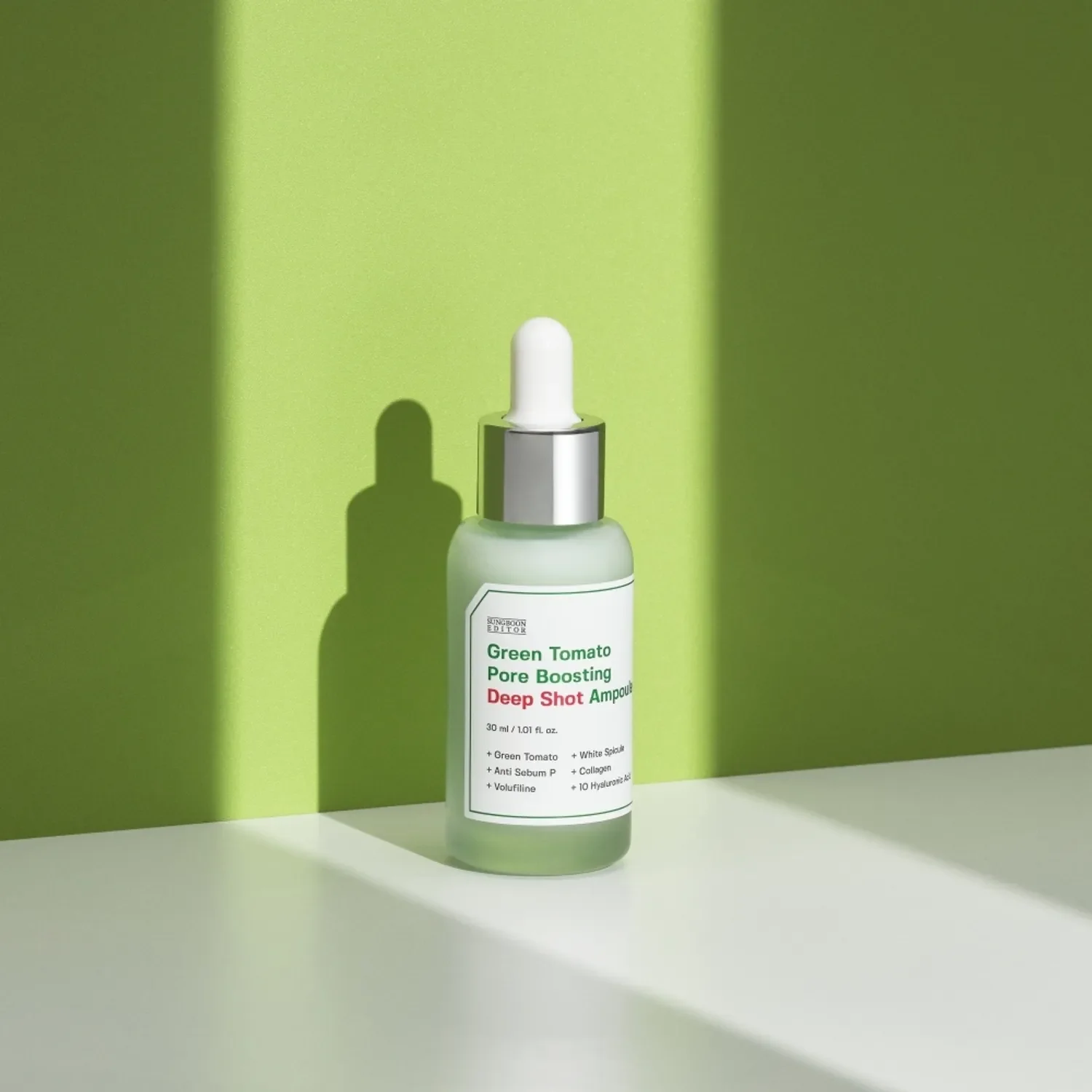 Sungboon Editor Green Tomato Pore Boosting Deep Shot Ampoule 30ml - Image 5