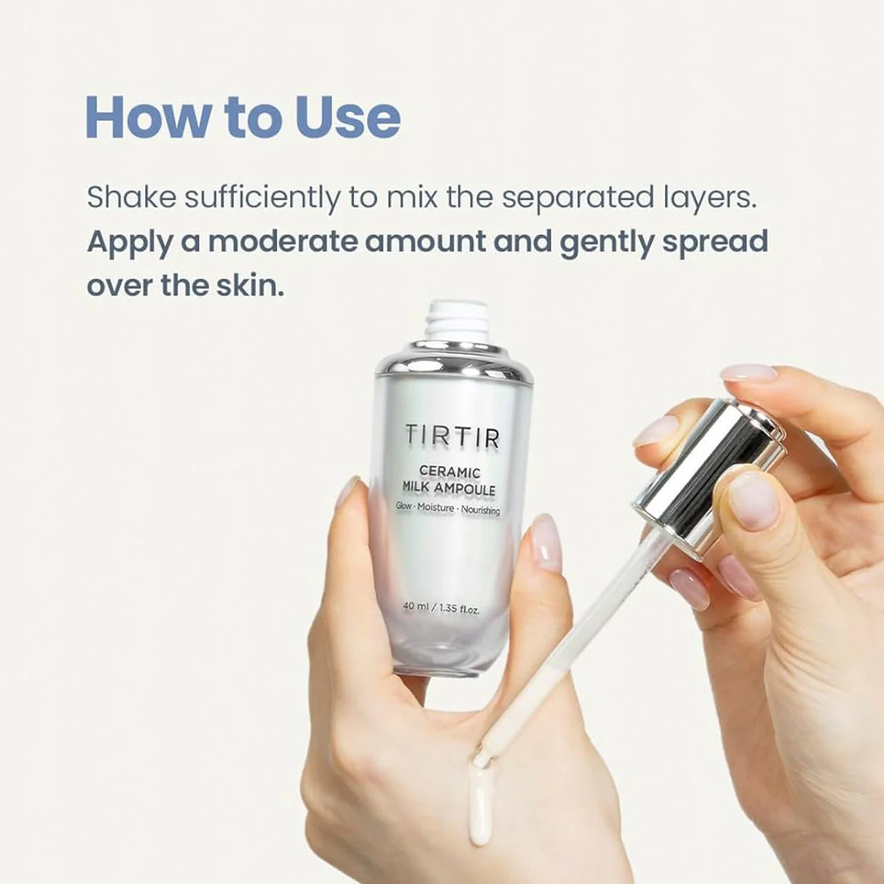 Tirtir Ceramic Milk Ampoule 40ml - Image 3