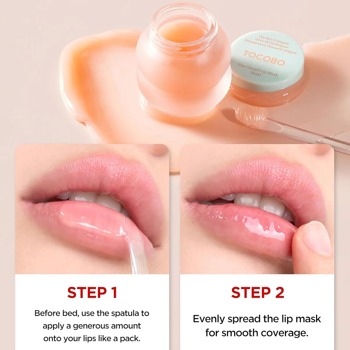 TOCOBO Vita Glazed Lip Mask Blister - Image 4