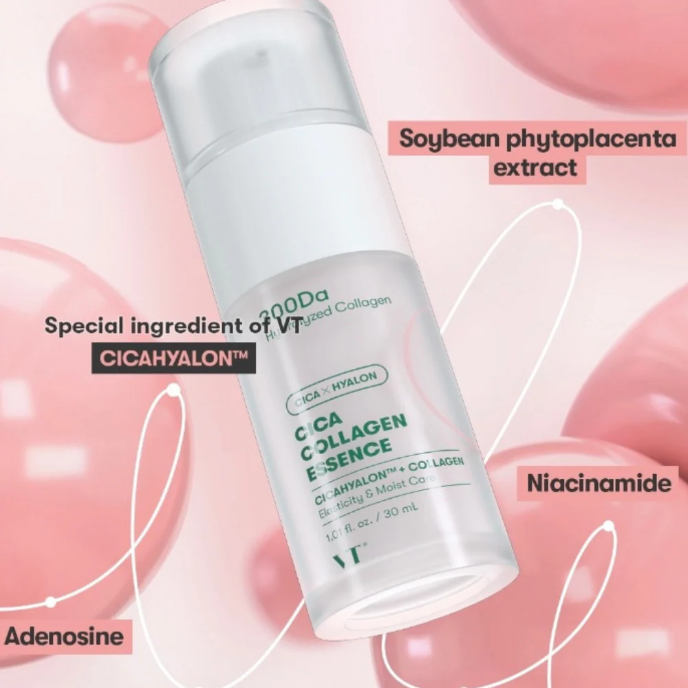 VT Cosmetics Cica Collagen Essence 30ml - Image 3