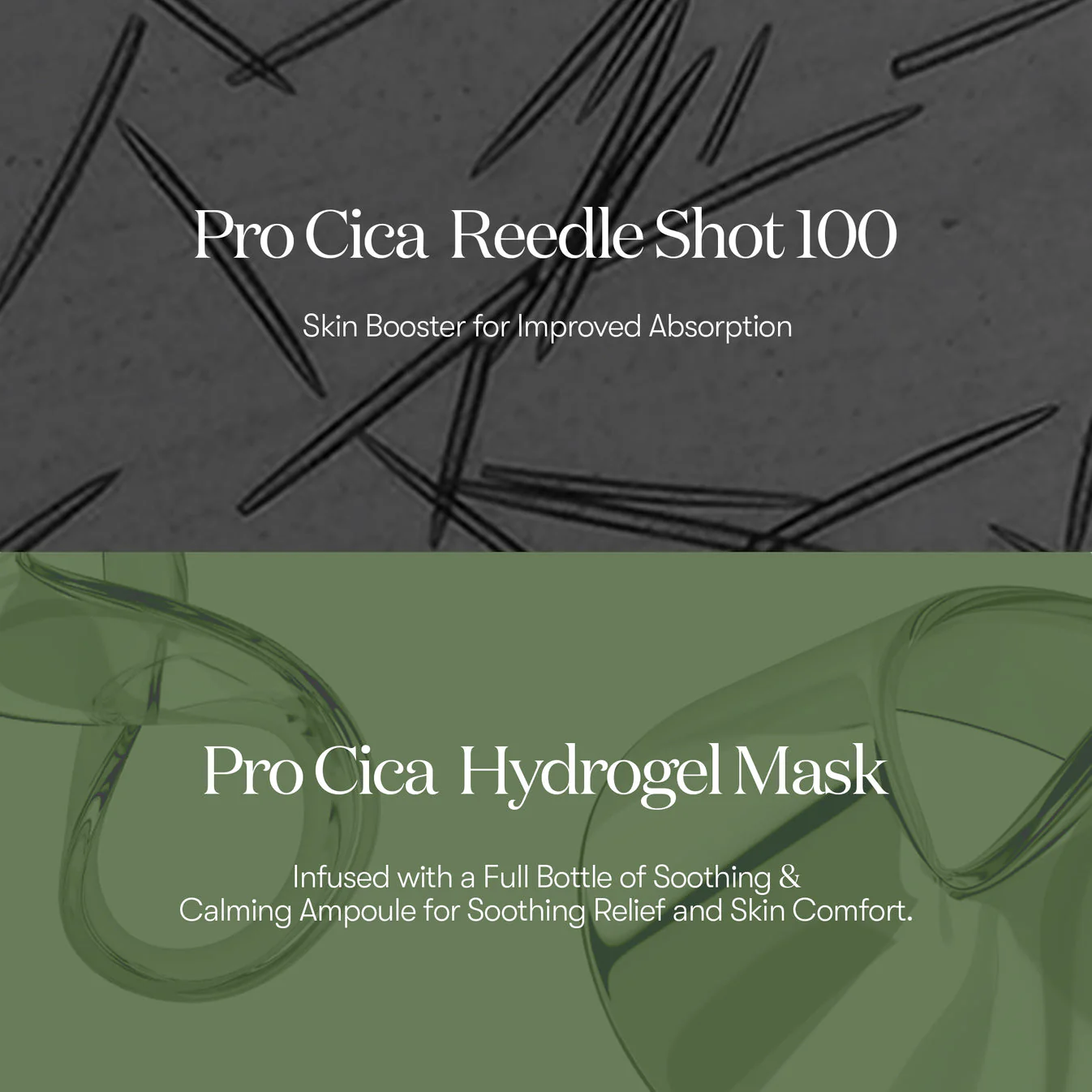 VT Cosmetics Pro Cica Reedle Shot 100 2-Step Hydrogel Mask 1pc - Image 4
